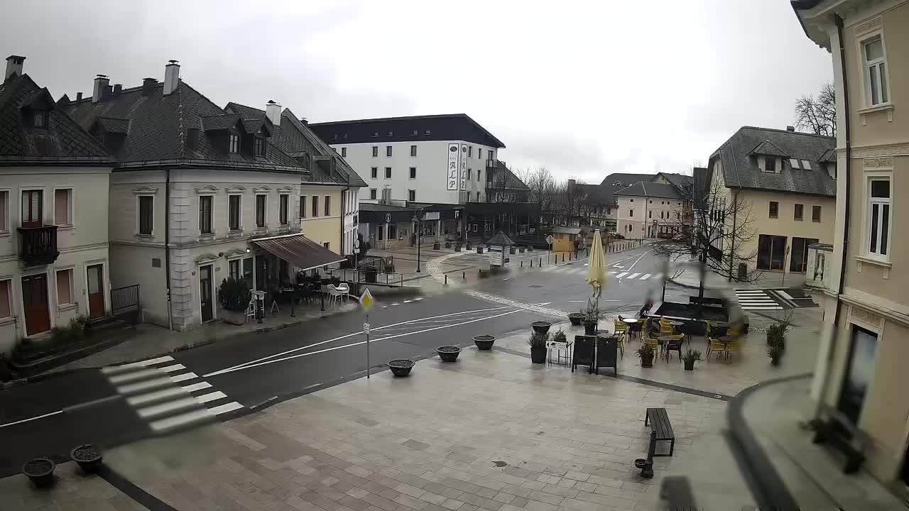 Main square in Bovec