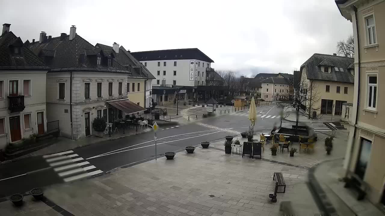 Place centrale à Bovec