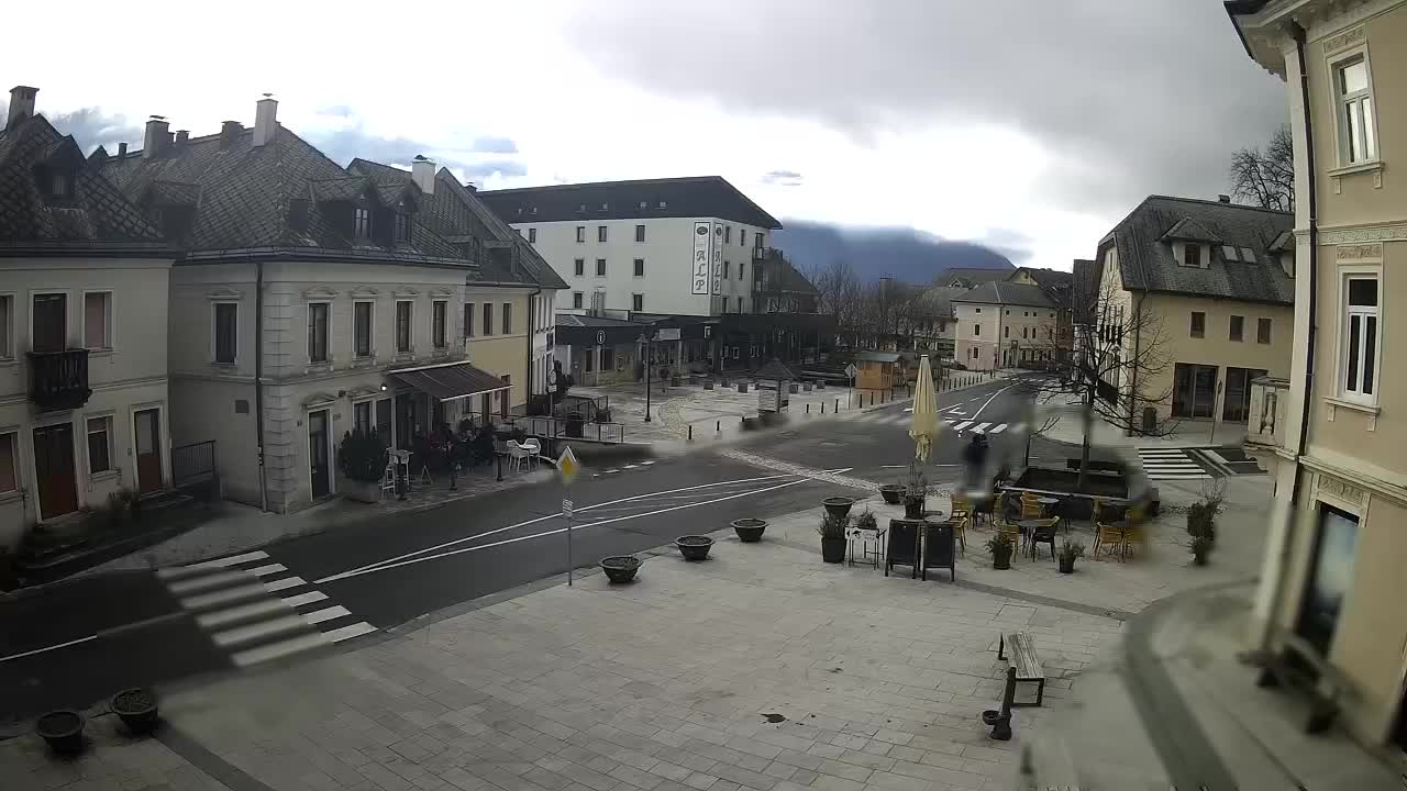 Place centrale à Bovec