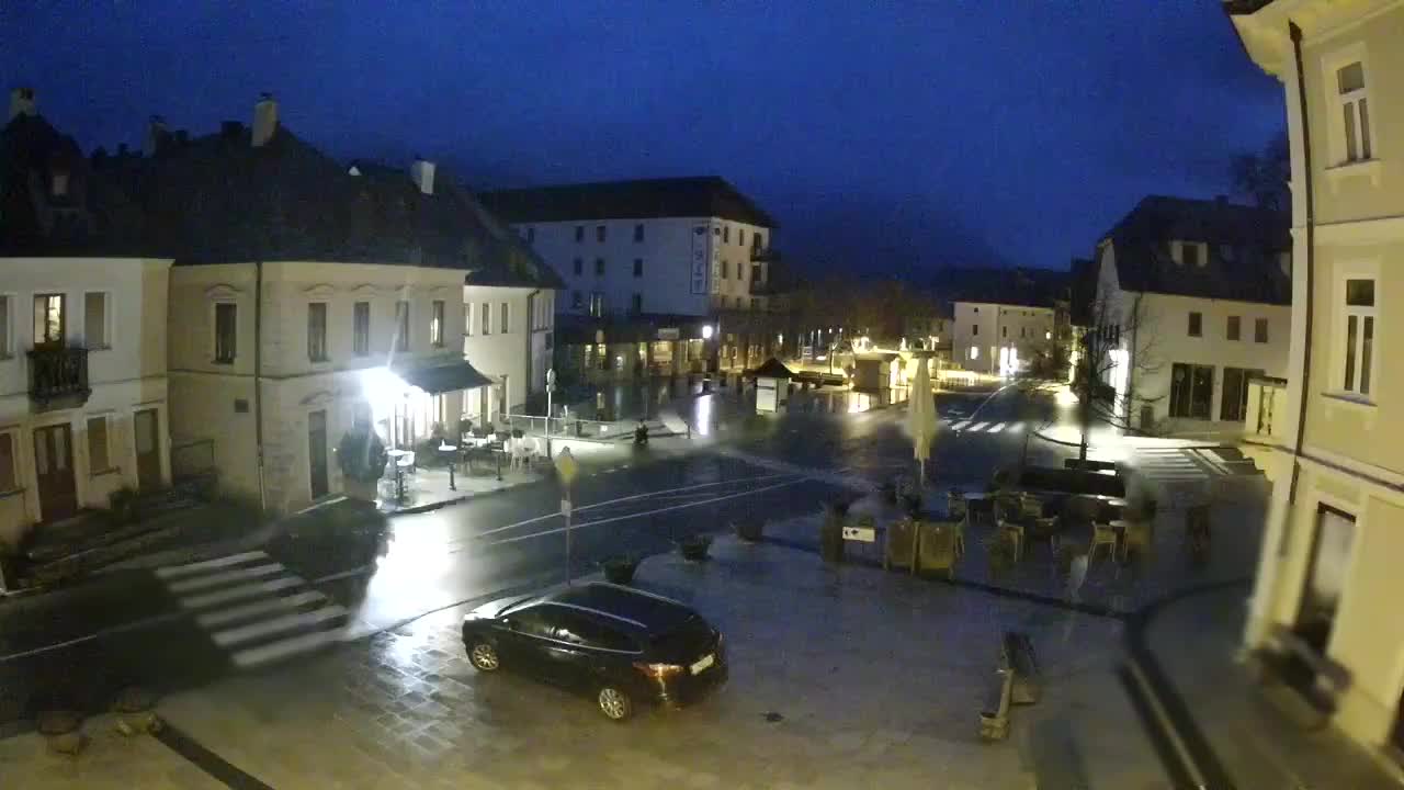 Main square in Bovec