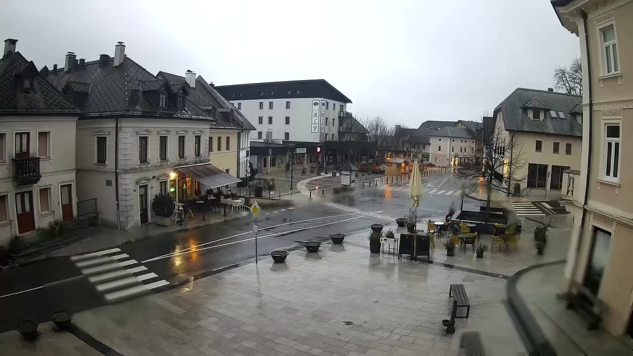 Main square in Bovec