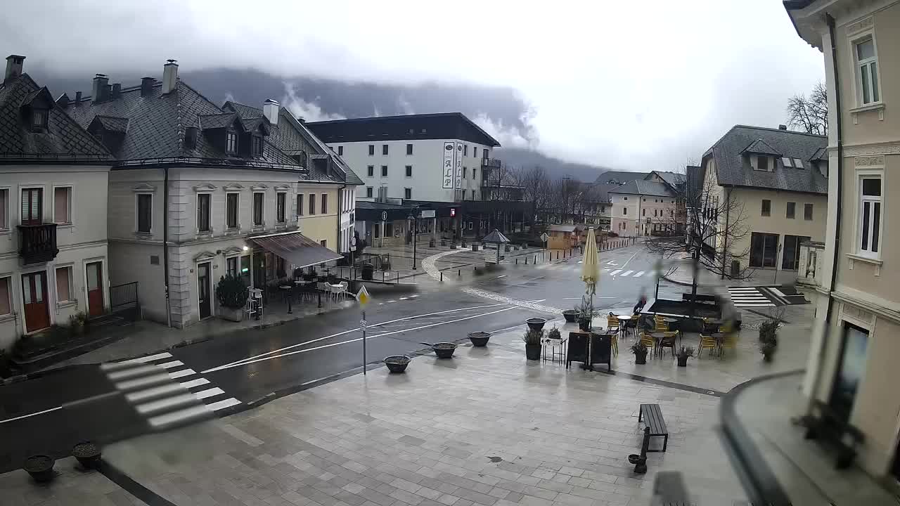 Plaza Central en Bovec