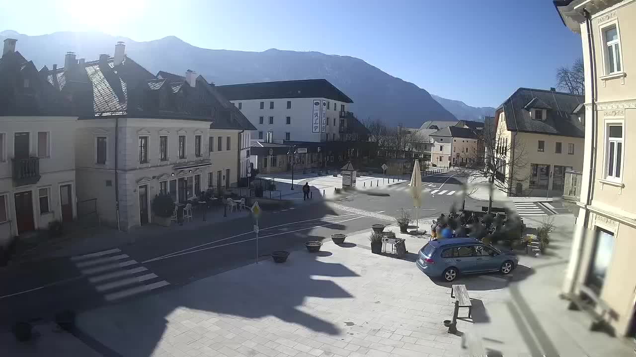 Plaza Central en Bovec