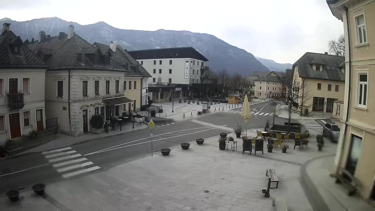 Place centrale à Bovec