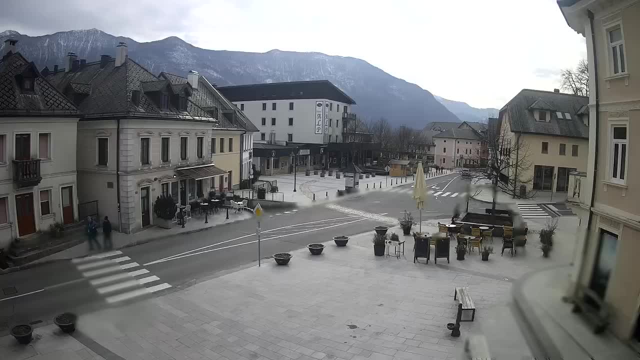 Plaza Central en Bovec