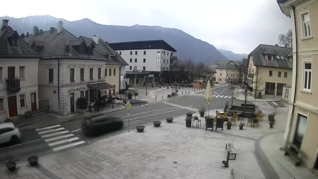 Main square in Bovec