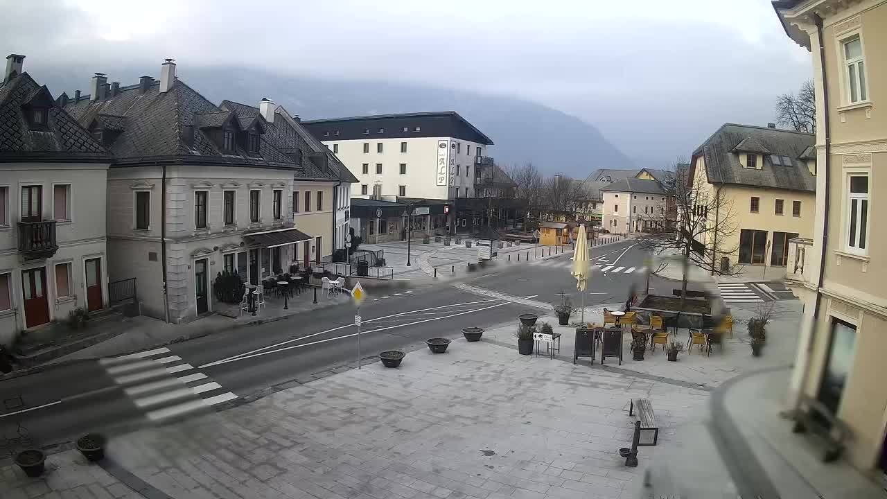 Plaza Central en Bovec