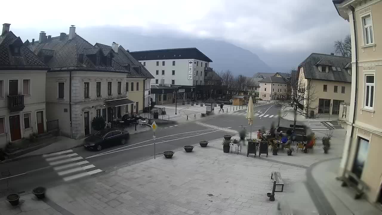 Plaza Central en Bovec