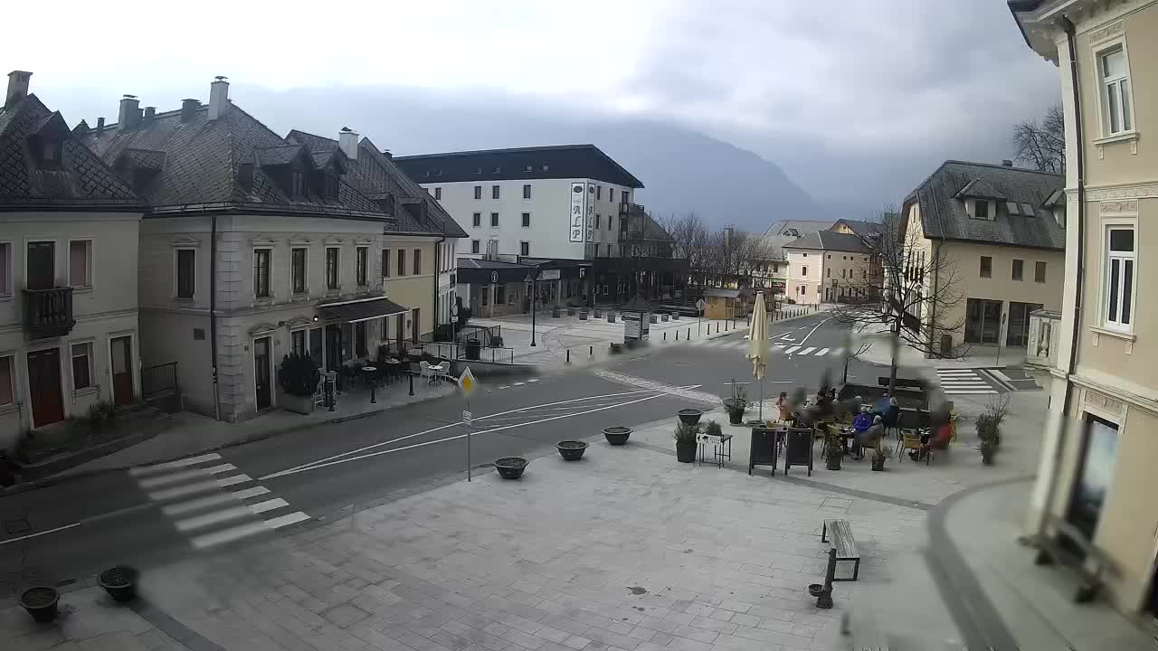 Main square in Bovec