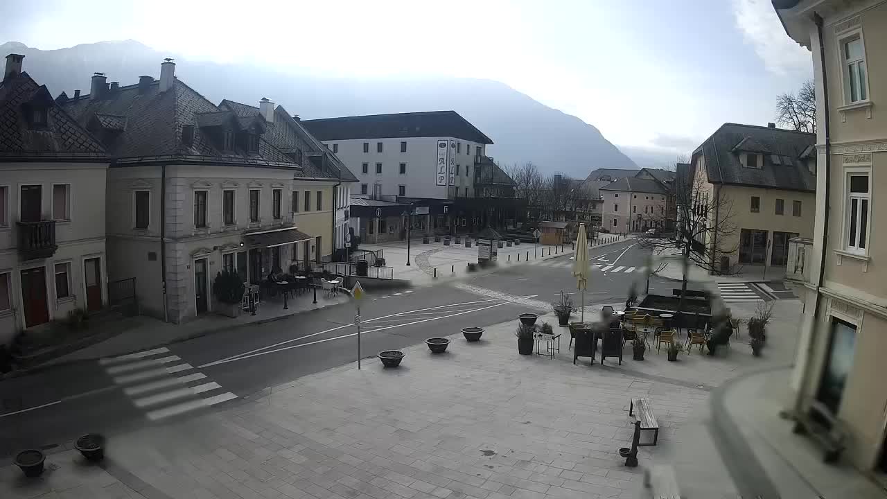 Main square in Bovec