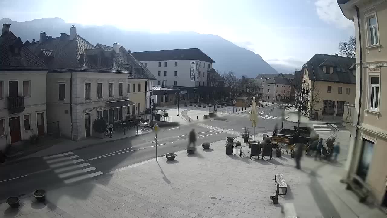 Main square in Bovec