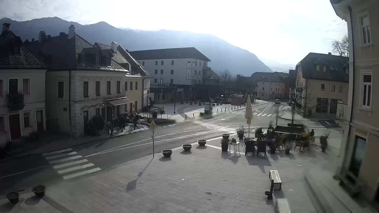 Main square in Bovec