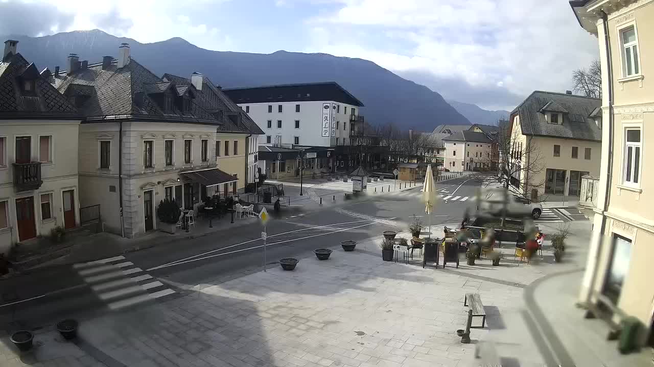 Main square in Bovec