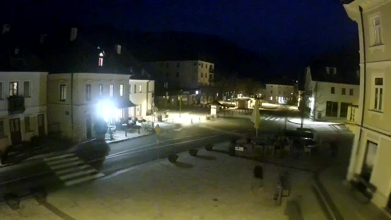 Main square in Bovec