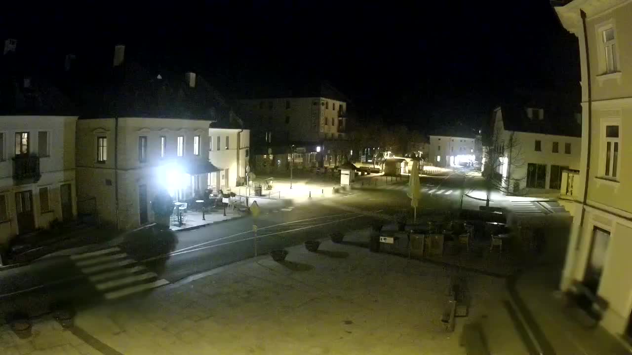 Main square in Bovec