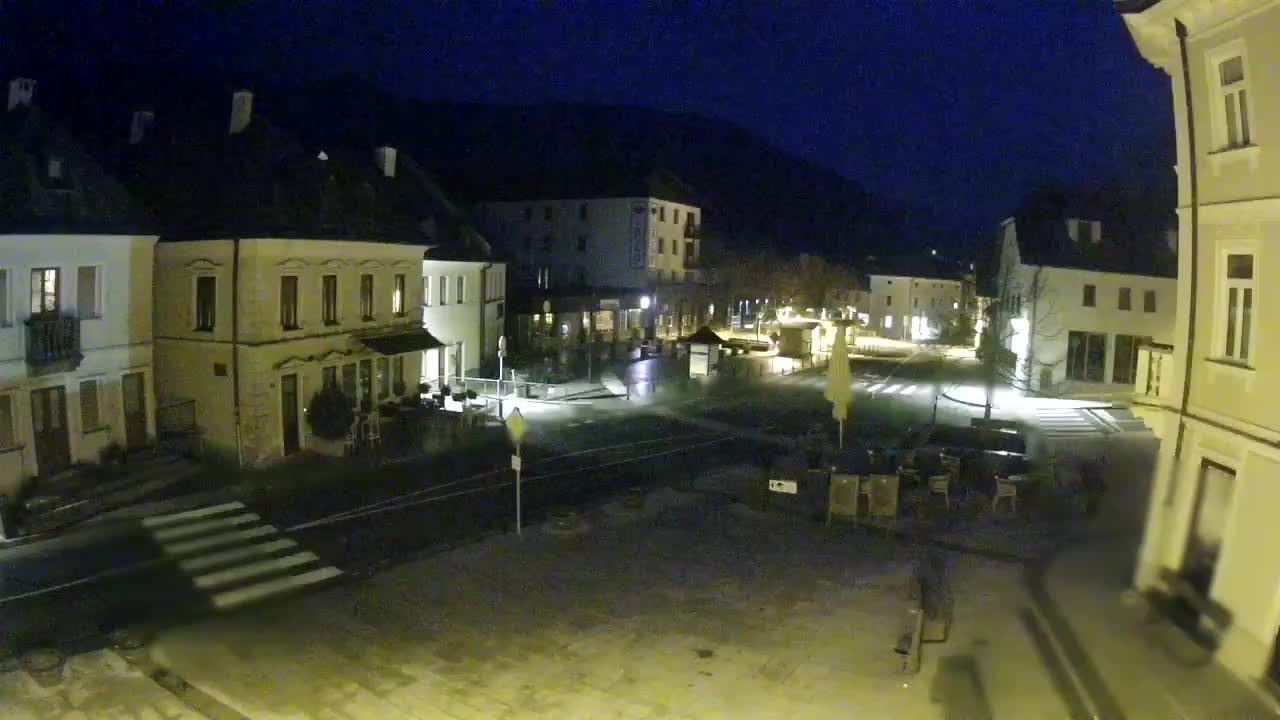 Plaza Central en Bovec