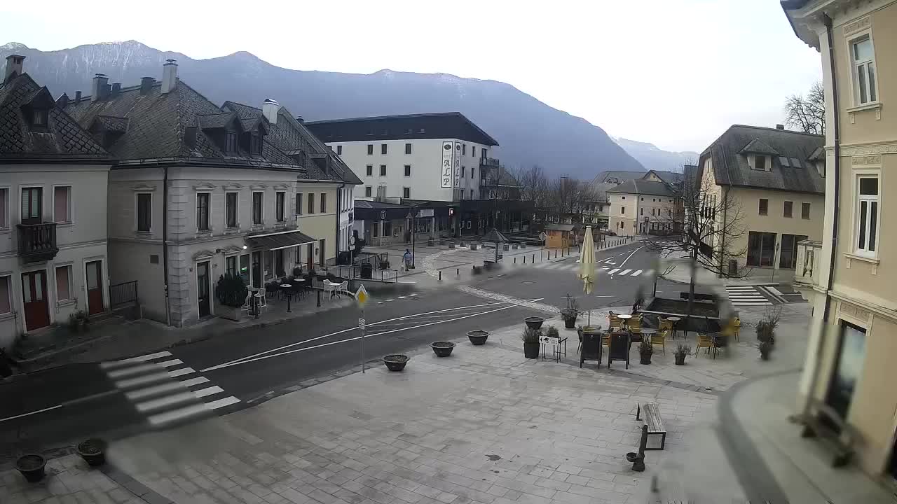 Plaza Central en Bovec