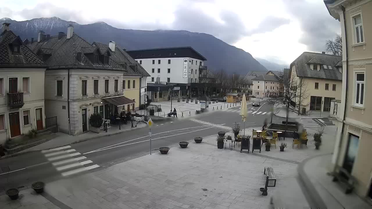 Plaza Central en Bovec