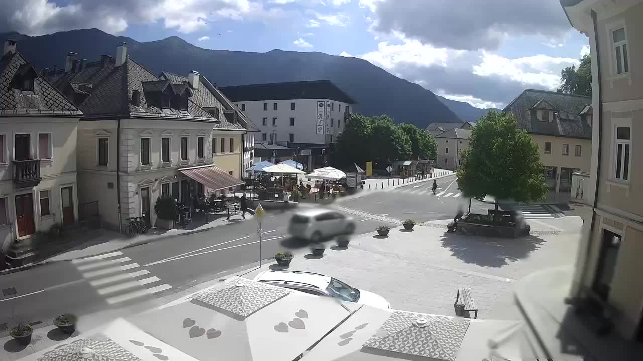 Main square in Bovec