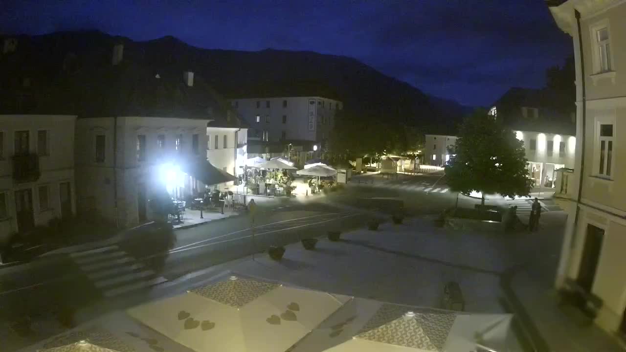 Main square in Bovec