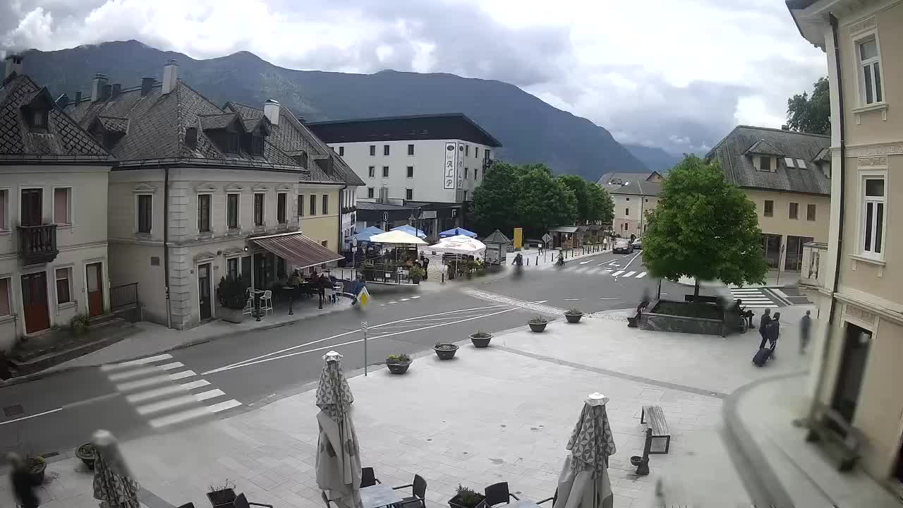 Main square in Bovec
