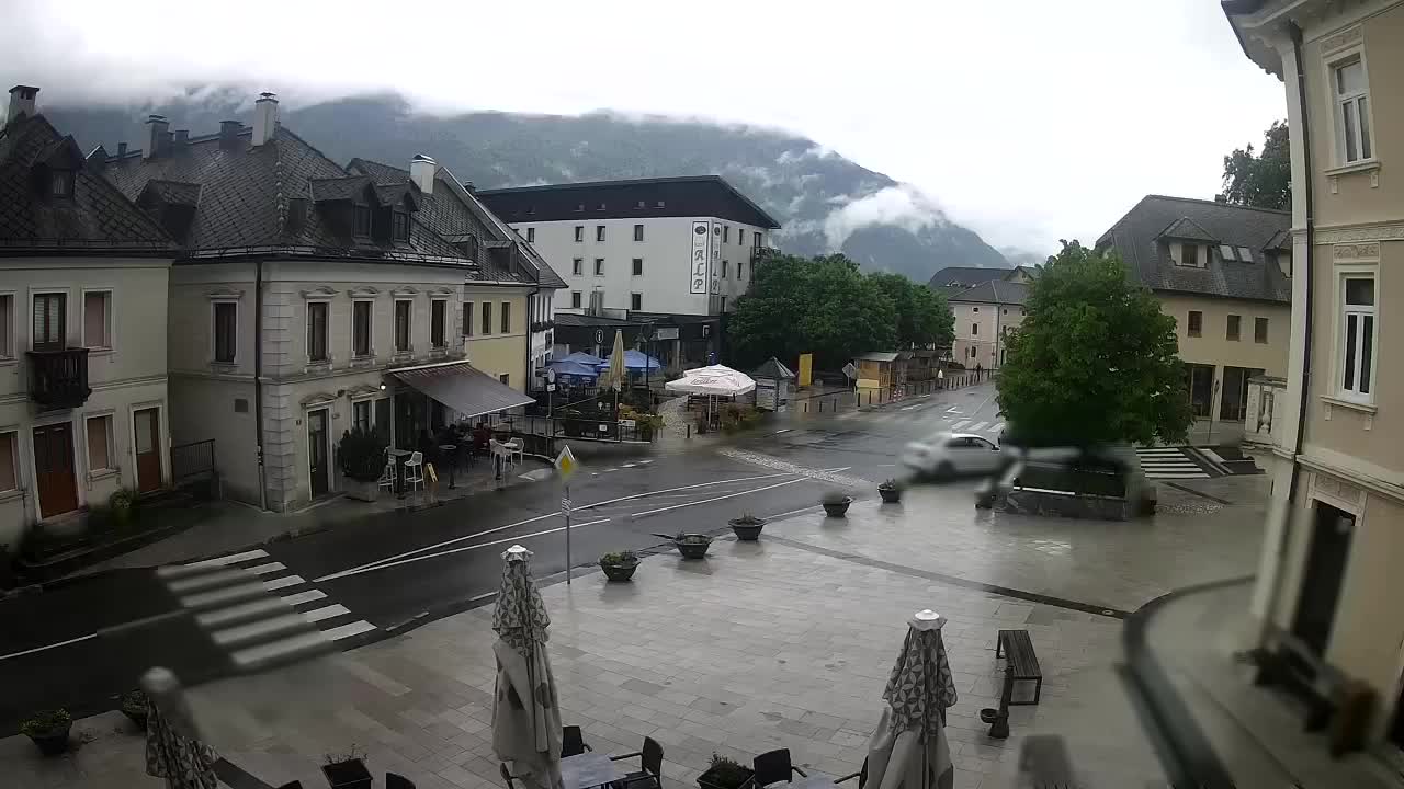 Main square in Bovec