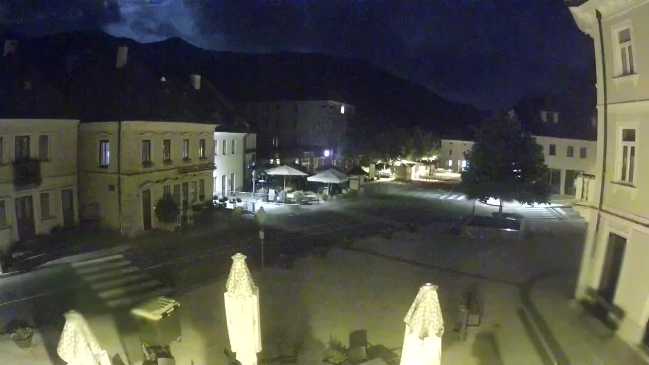 Plaza Central en Bovec
