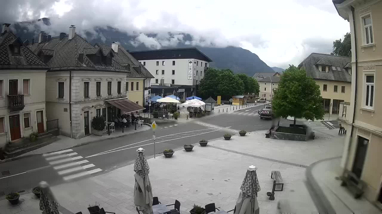 Main square in Bovec