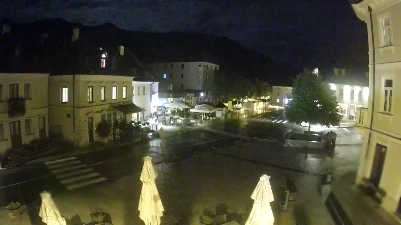 Main square in Bovec