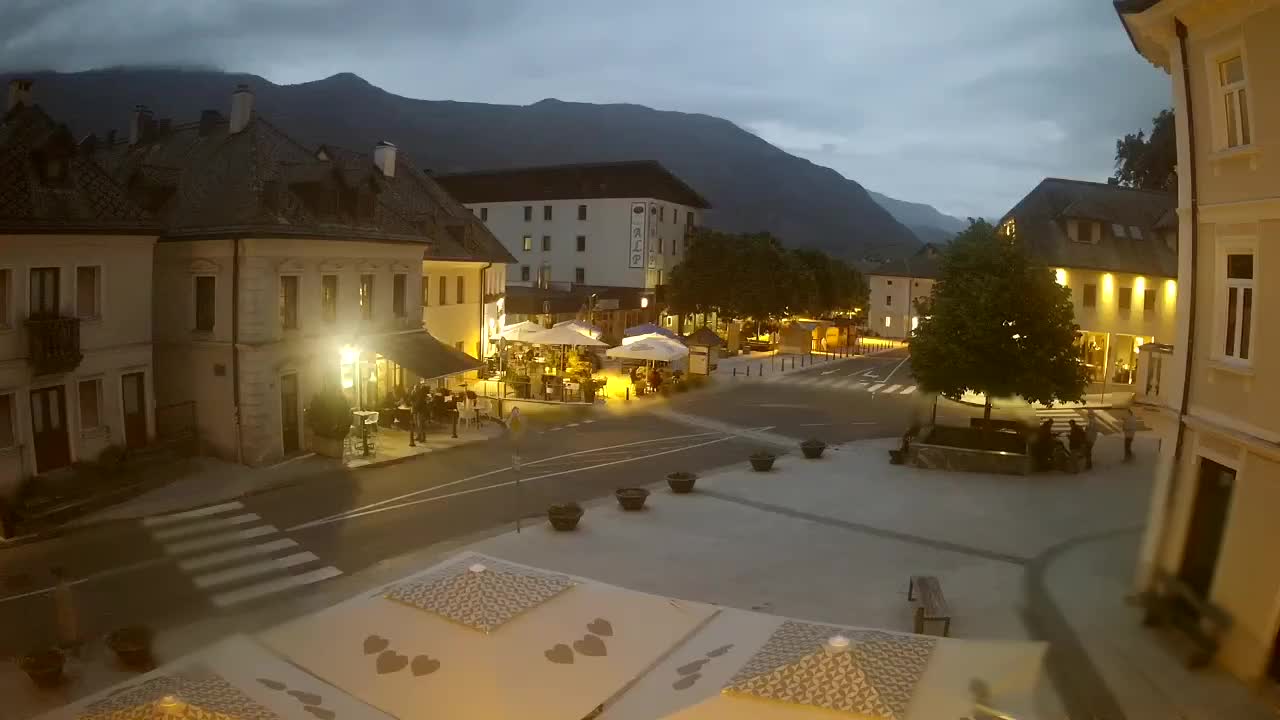 Main square in Bovec