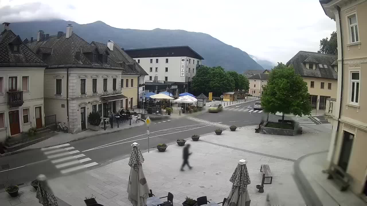 Main square in Bovec