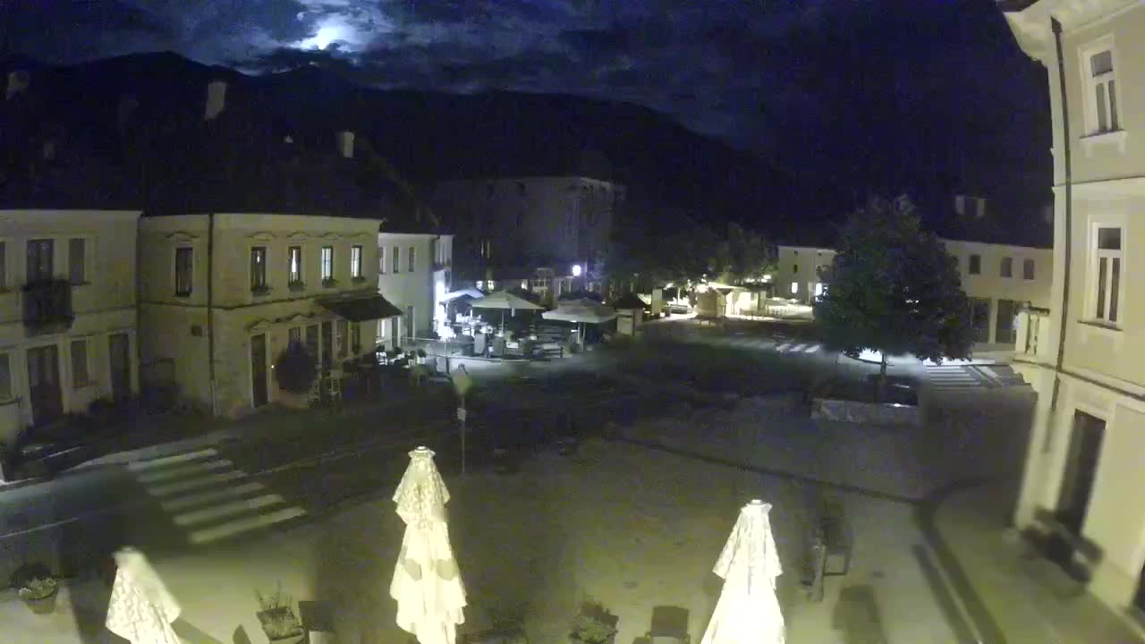 Plaza Central en Bovec