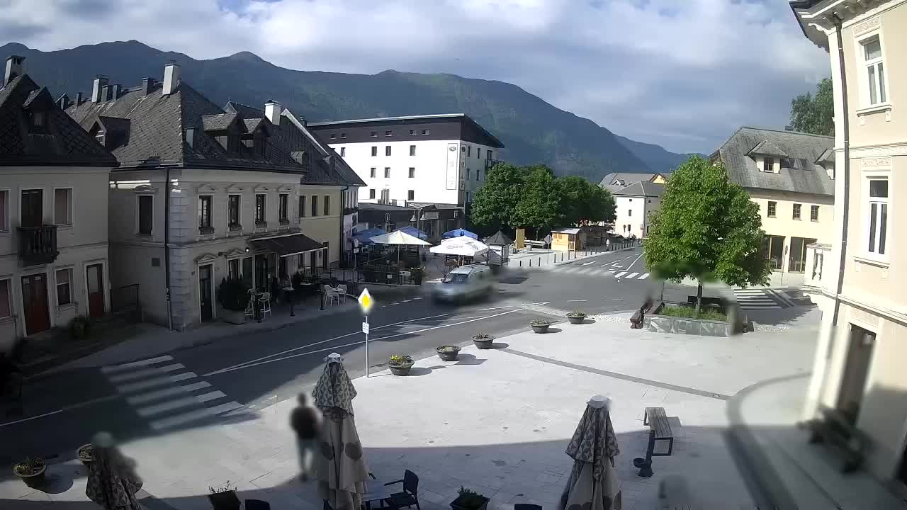 Main square in Bovec