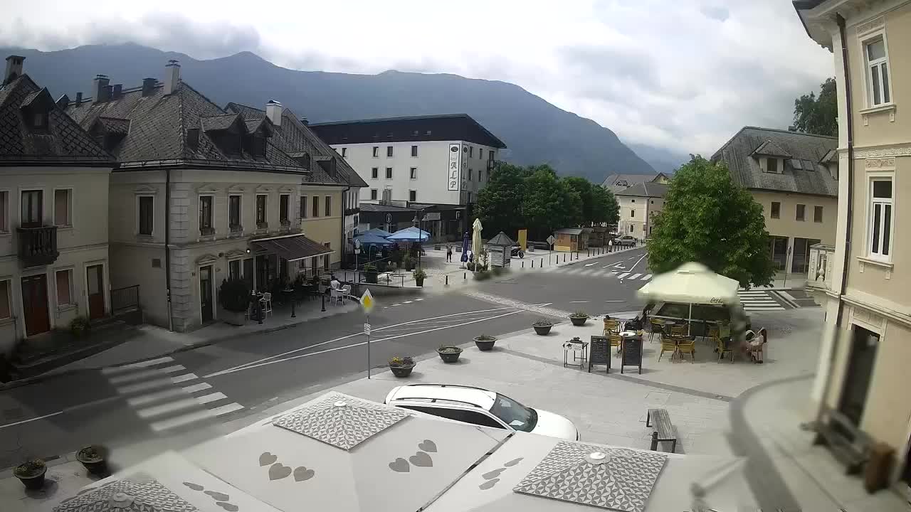 Main square in Bovec