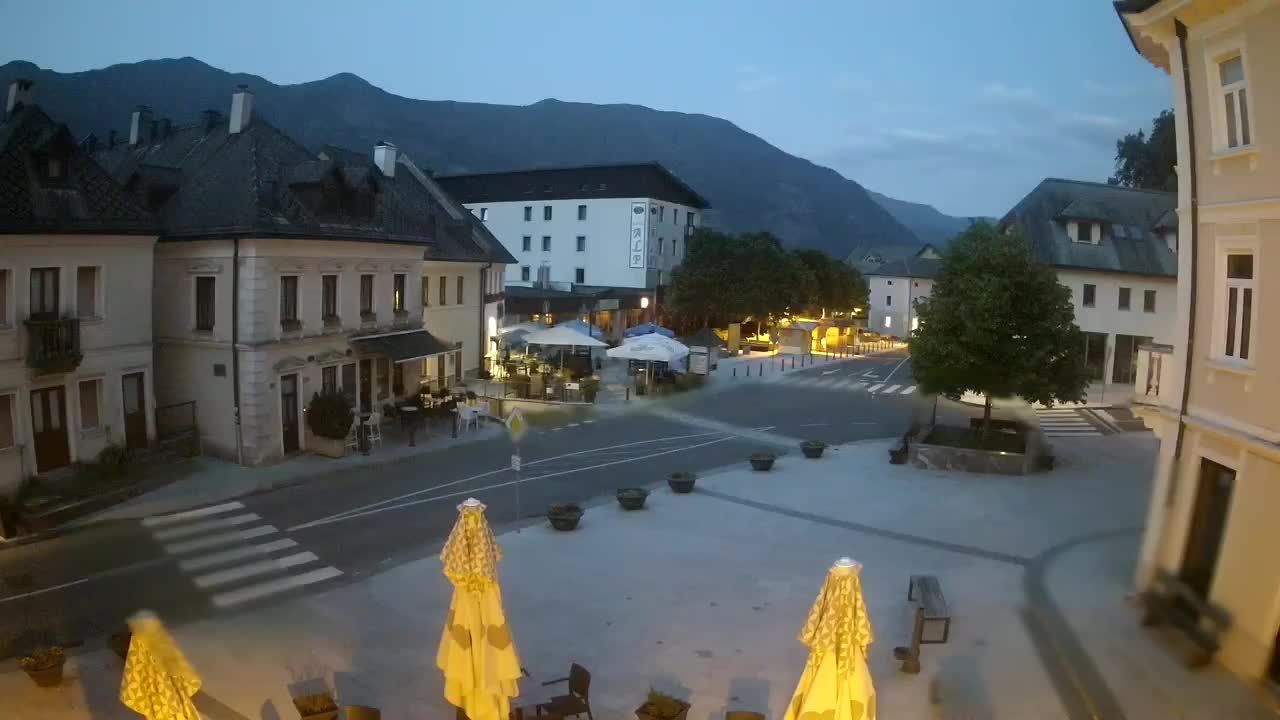 Main square in Bovec