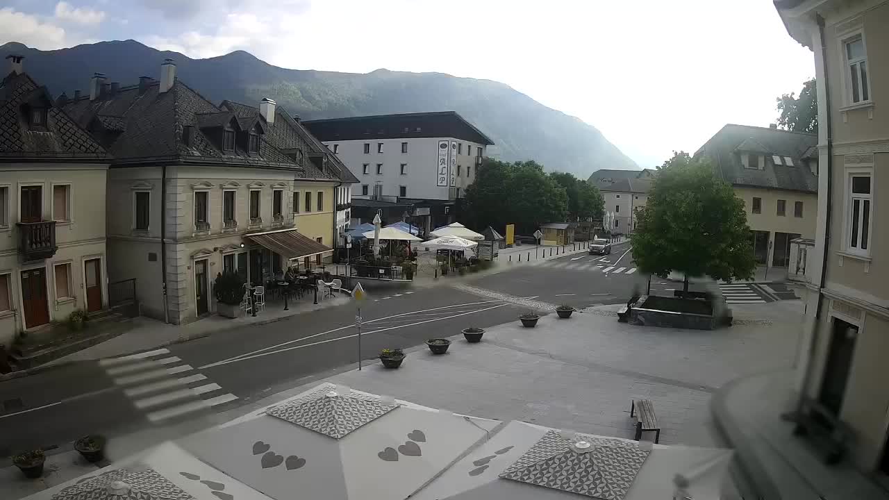 Main square in Bovec