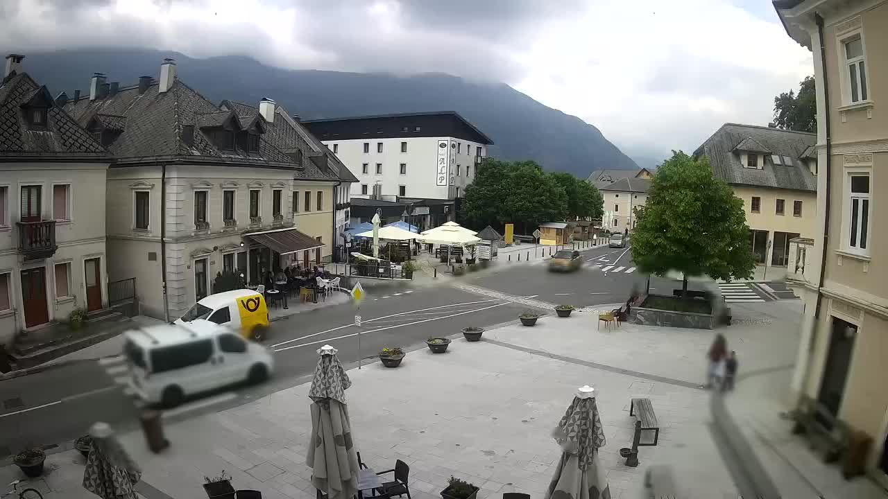 Main square in Bovec