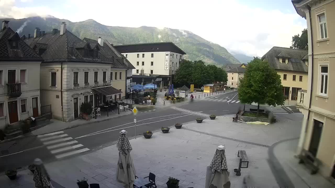 Main square in Bovec