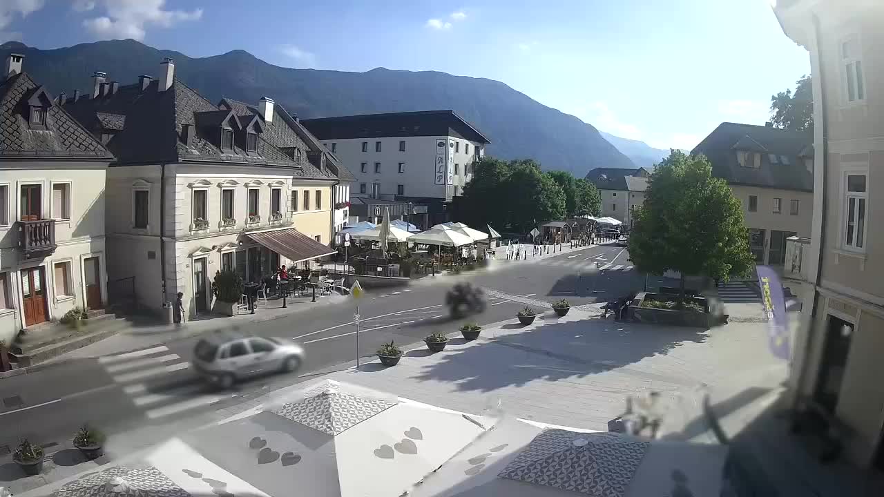Main square in Bovec