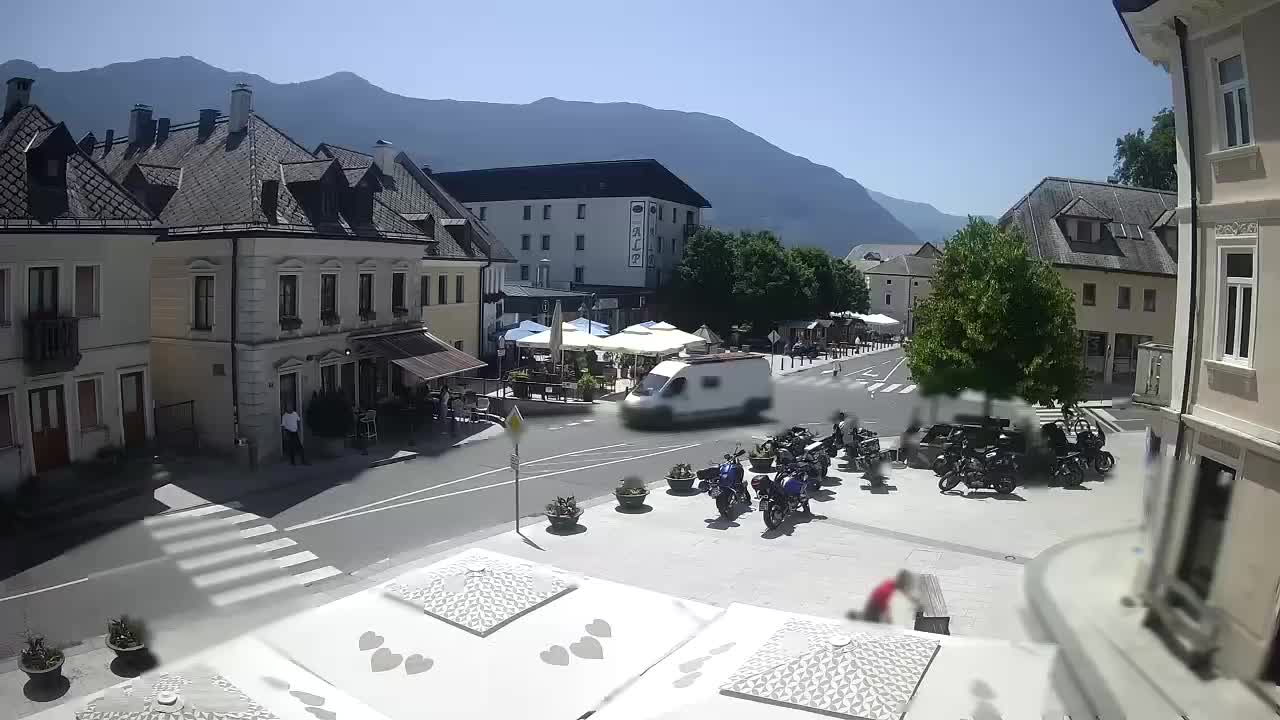 Main square in Bovec