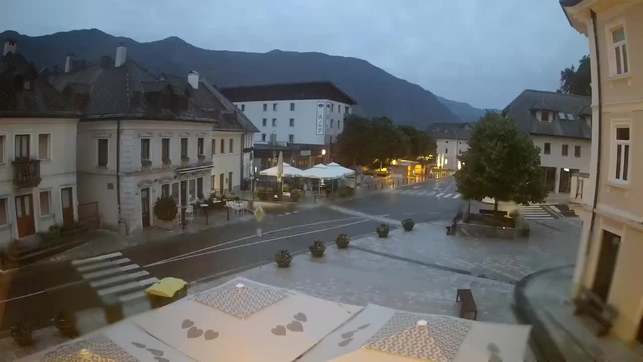 Main square in Bovec
