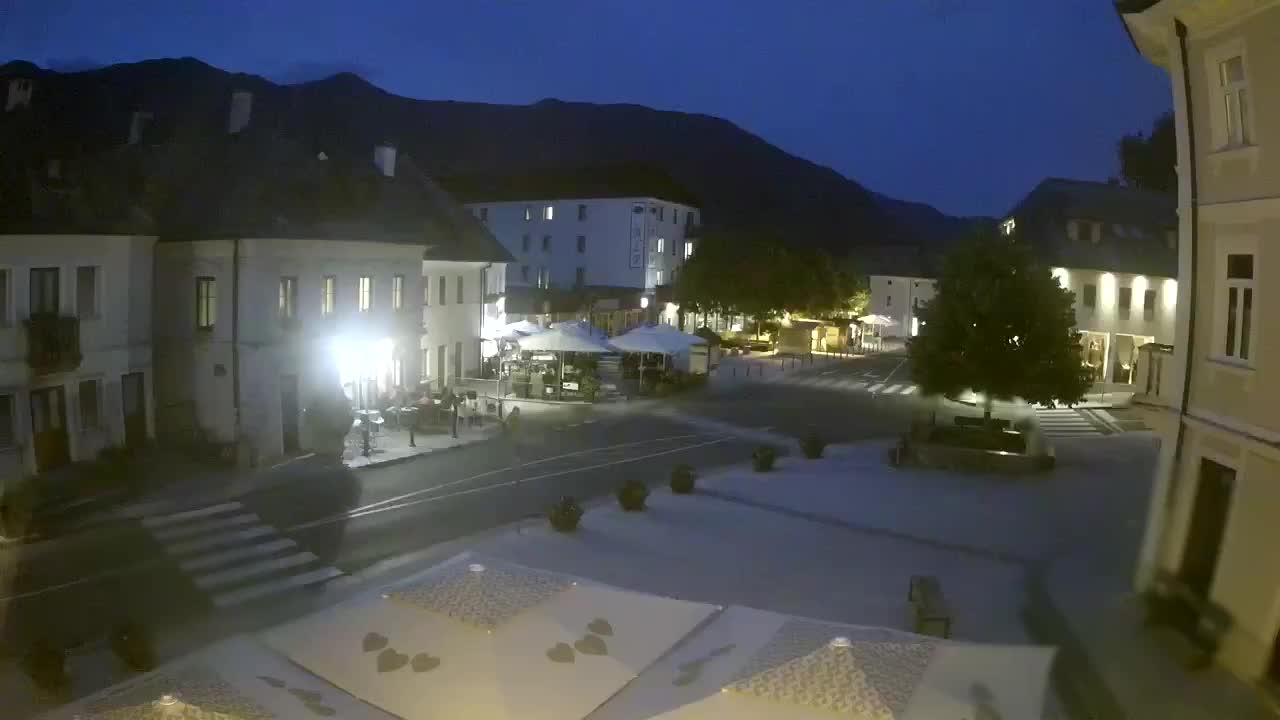 Main square in Bovec
