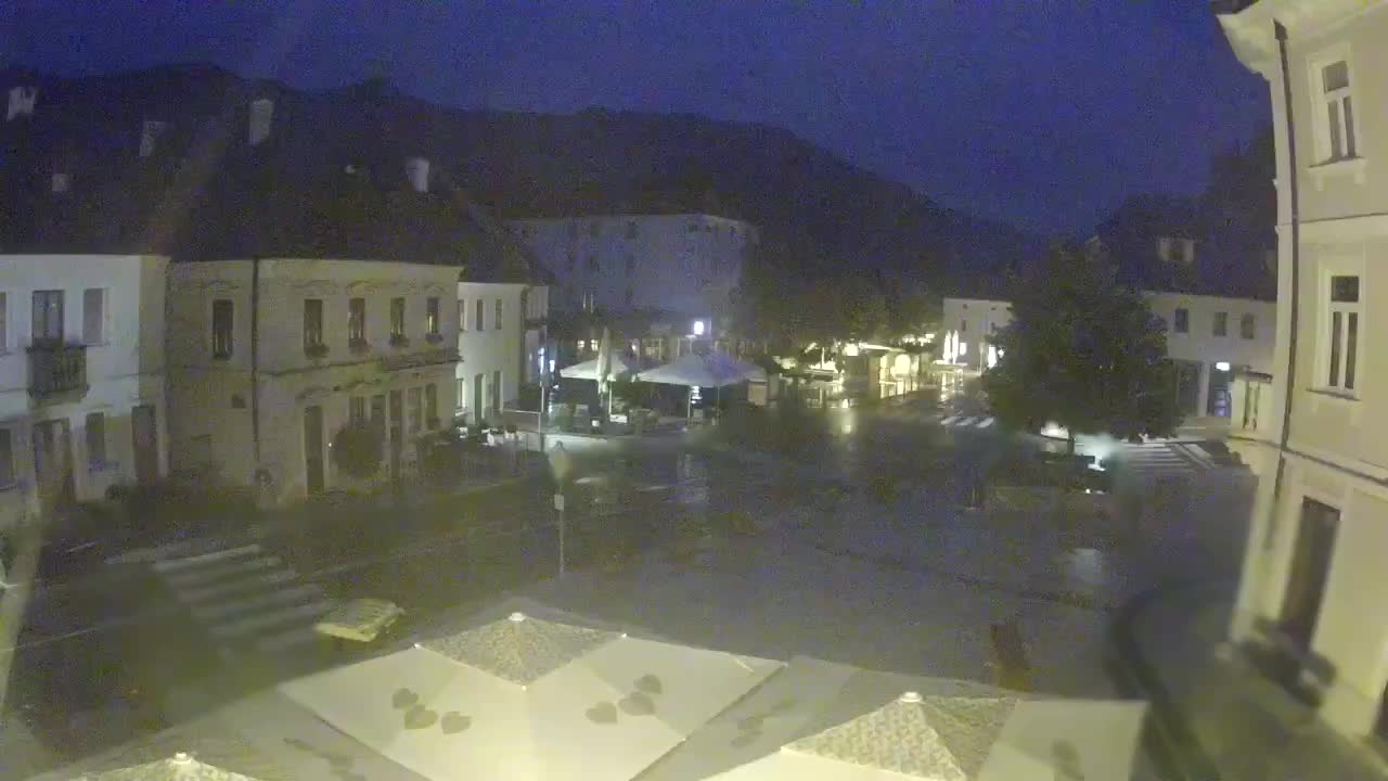 Place centrale à Bovec