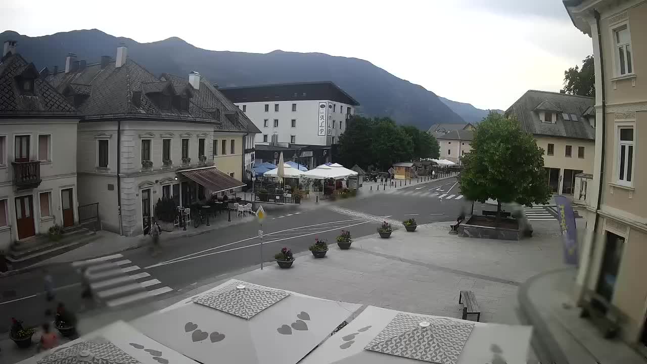 Main square in Bovec
