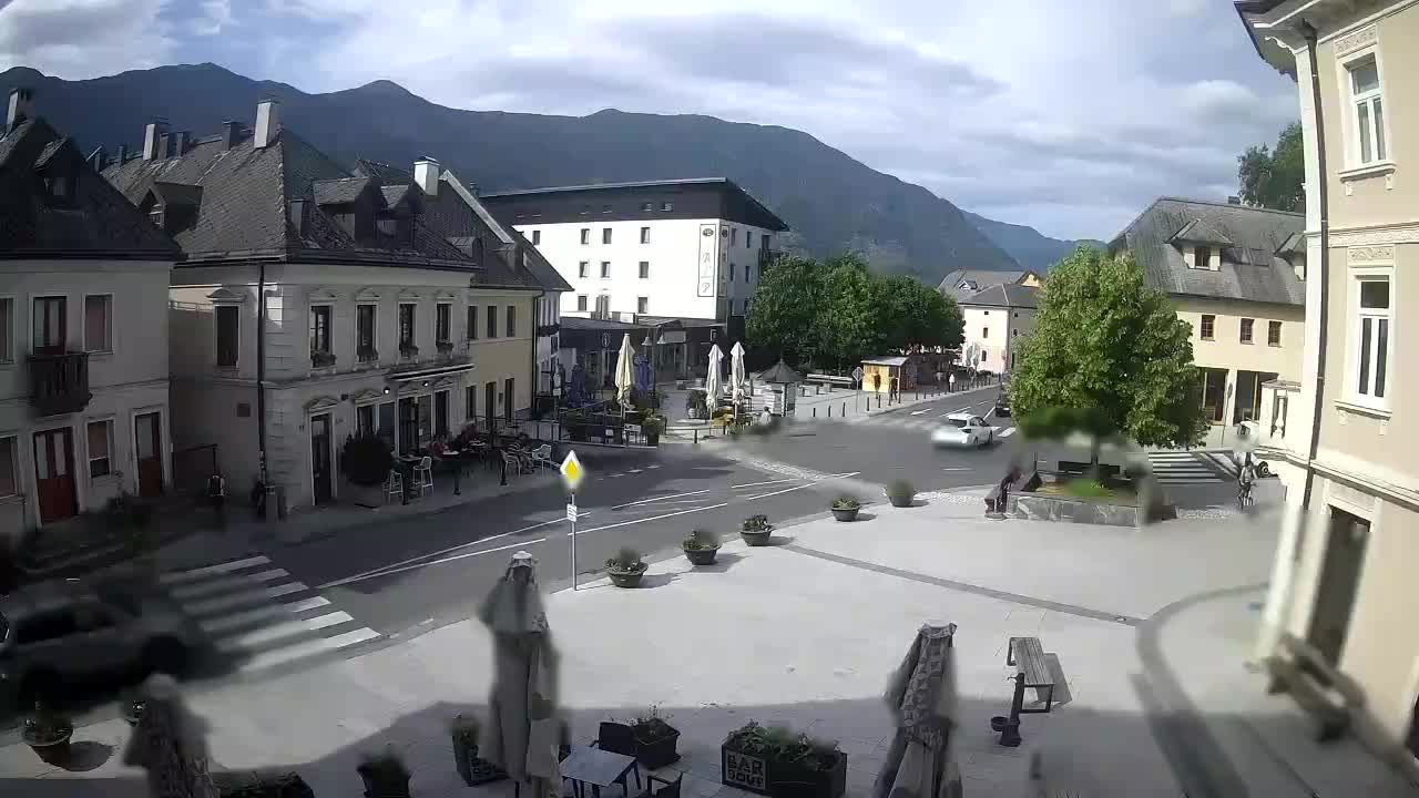 Main square in Bovec