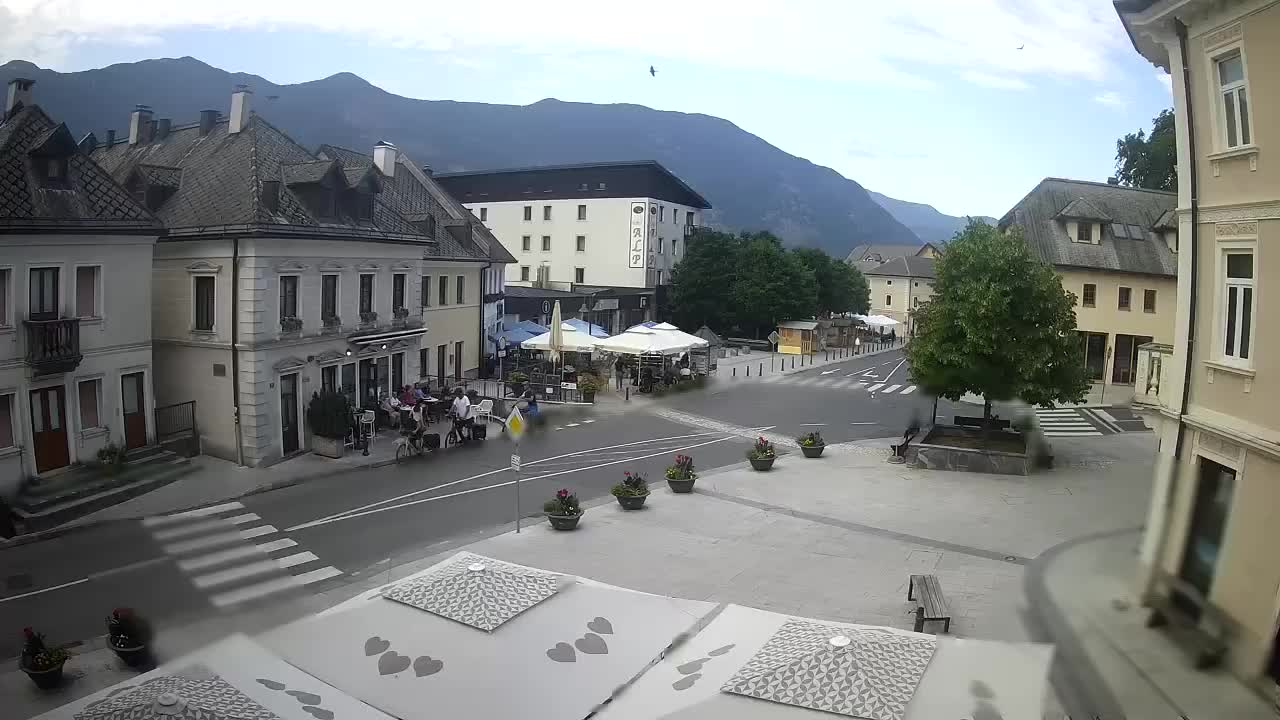 Main square in Bovec