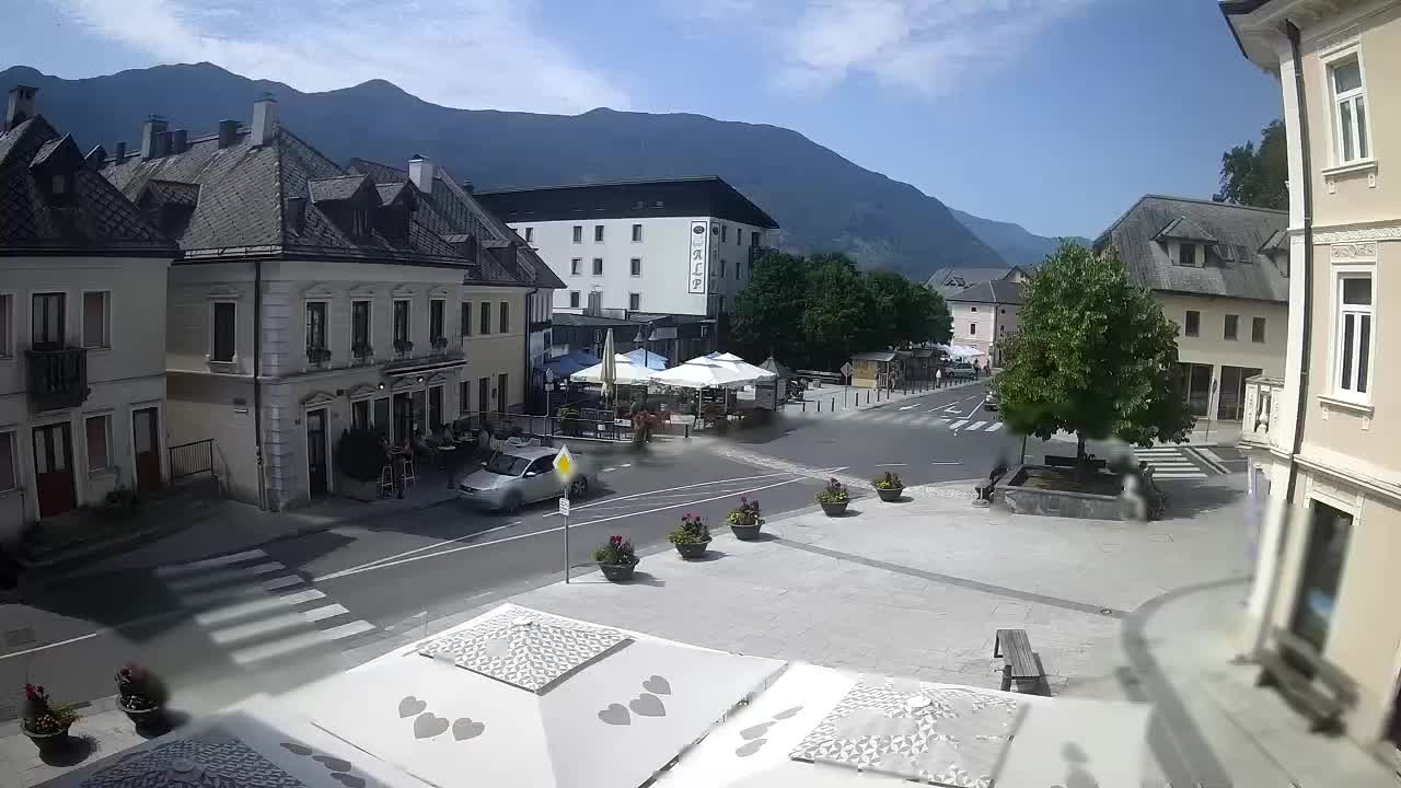 Main square in Bovec