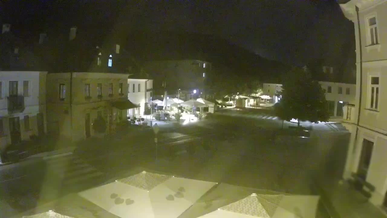 Plaza Central en Bovec