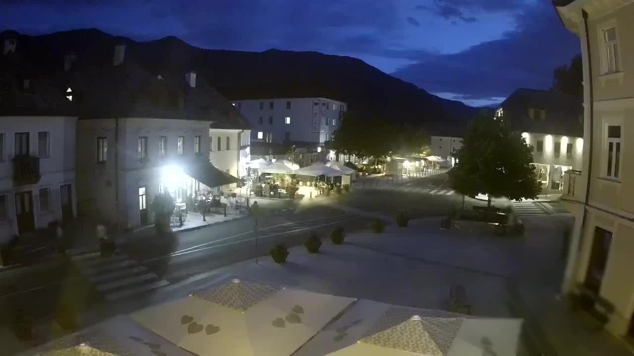 Main square in Bovec