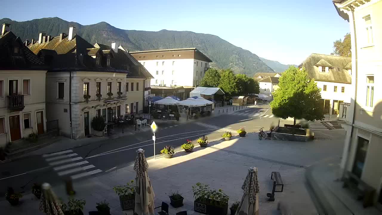 Main square in Bovec